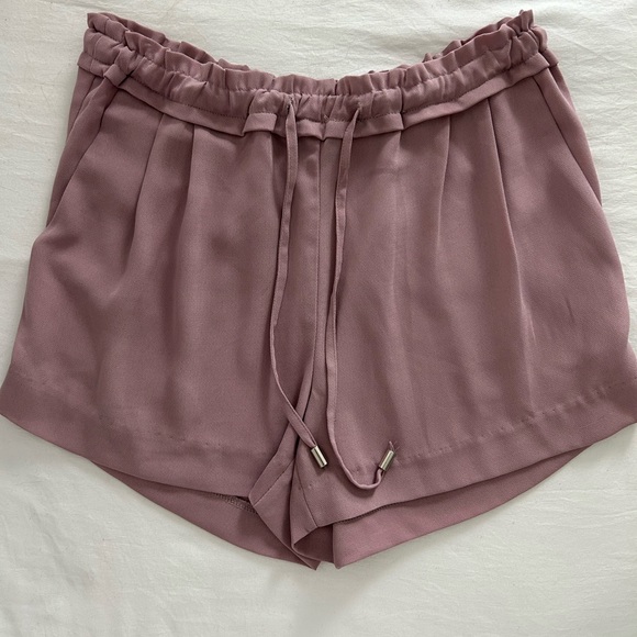 Lulu's Jest Mauve Drawstring Shorts Small - Picture 1 of 3
